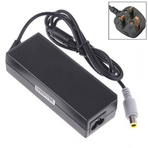 UK Plug AC Adapter 20V 4.5A 90W for Lenovo Notebook, Output Tips: 8.0x7.4mm - Click Image to Close