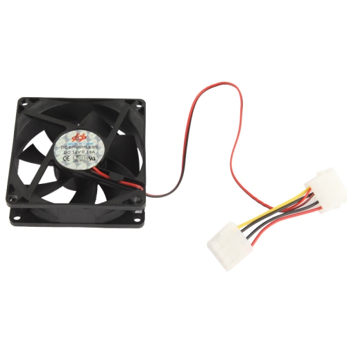 8cm PC Case Cooler Fan - 4 pin Molex - Click Image to Close