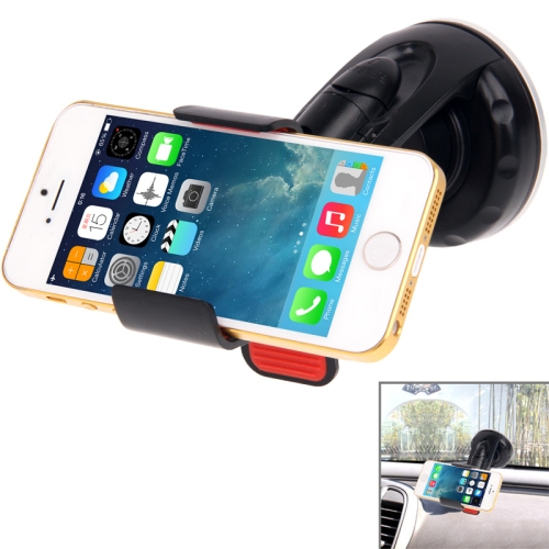 Universal 360 Degree Rotation Suction Cup Car Holder / Desktop Stand for Mobile Phones / MP4 / PDA - Click Image to Close