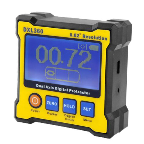 DXL360 0.02 Degree Digital Protractor Inclinometer Level Box