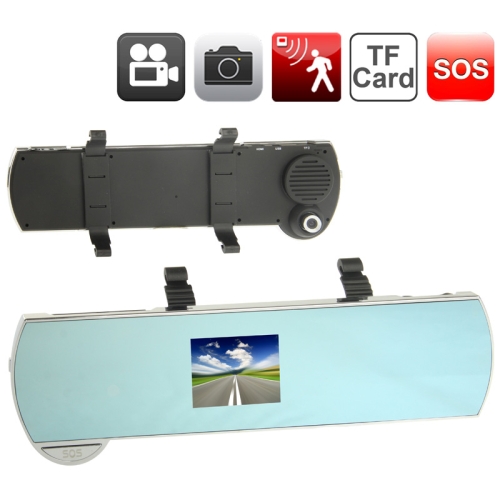 HD Rearview Camera Lens Car Video Recorder with 2.7 inch TFT LCD Screen, 120 Degree Ultra Wide-angle Lens