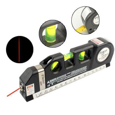 Laser Level with Tape Measure Pro 3 (250cm) LV-03 - Click Image to Close