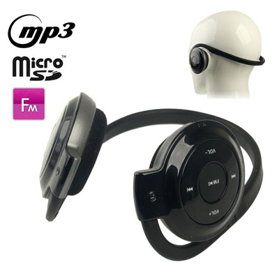 SH-S2 Motion Stereo Headset / Mp3 Player with FM Transmitter Function, Max Support 8GB Micro SD Card Memory