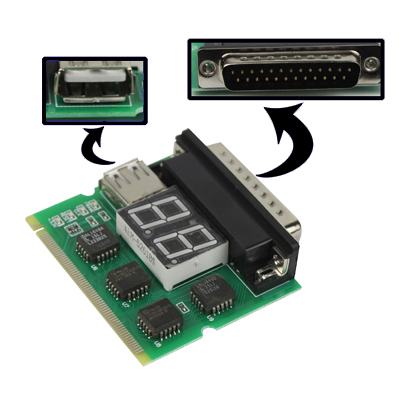 ST-8660 PCI 2-Bit PC Analyzer Card, Computer Analyzer, PC Diagnostics