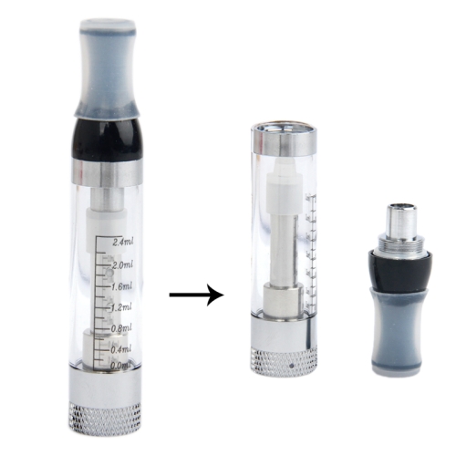 CE6S 2.4ML Cordless E-Cigarette Atomizer (Transparent) - Click Image to Close